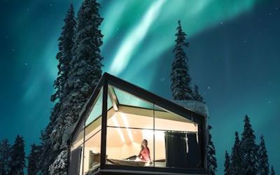 voyage sejour finlande laponie 2020 2021 2022 hotel igloo de verre glass igloo observation aurores boreales scandinavie suede norvege